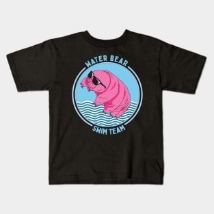 Water Bear Swim Team Tardigrade Pun Kids T-Shirt